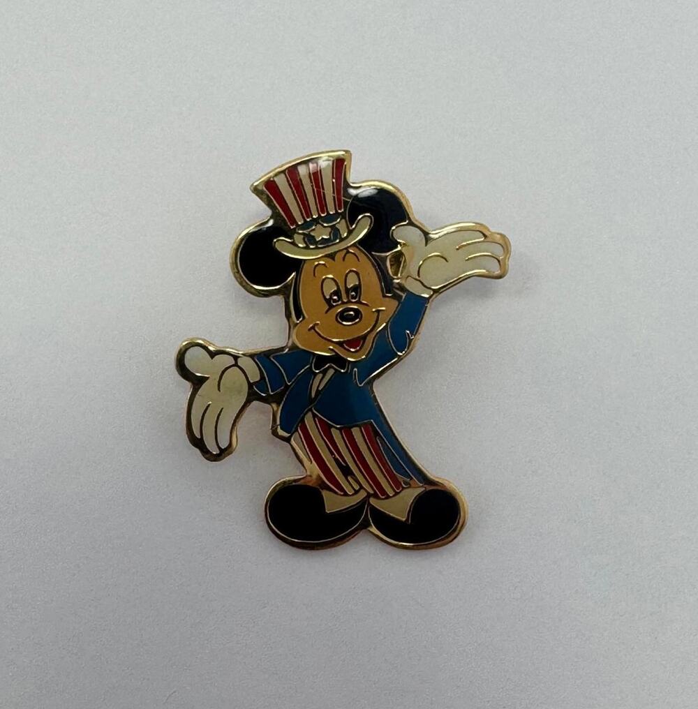 Vintage Disney's Mickey Mouse Uncle Sam Patriotic USA Vintage 1989